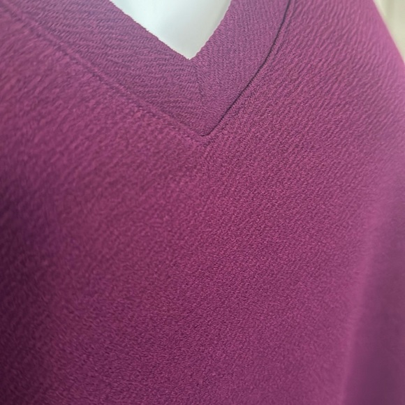Lane Bryant Swing Maroon V-Neck Tank Top 26/28 - Picture 5 of 5